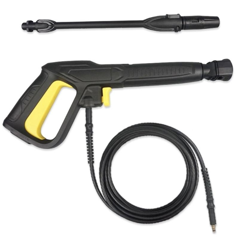 Power Washer Gun Replacement - 高圧洗浄機ガン ハイパワー洗浄機ガン 調整可能なスプレーノズル交換用ワンド延長圧力洗浄機ガン C5AD