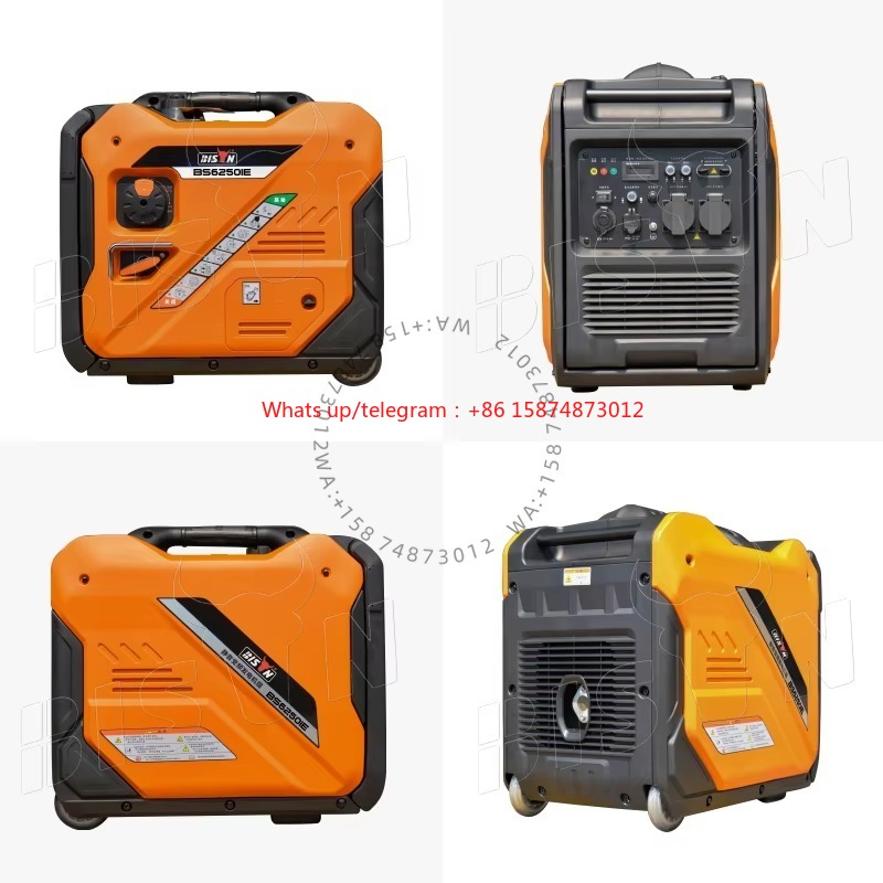 Portable Generator Inverter - デュアル燃料 5000W 5kw 6.5kva ポータブル 超静音