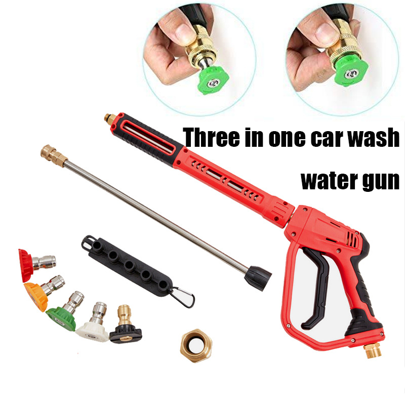 Power Washer Gun Replacement - 高圧洗浄機ガン 4000 PSI 5 ノズルチップ パワーウォッシャー
