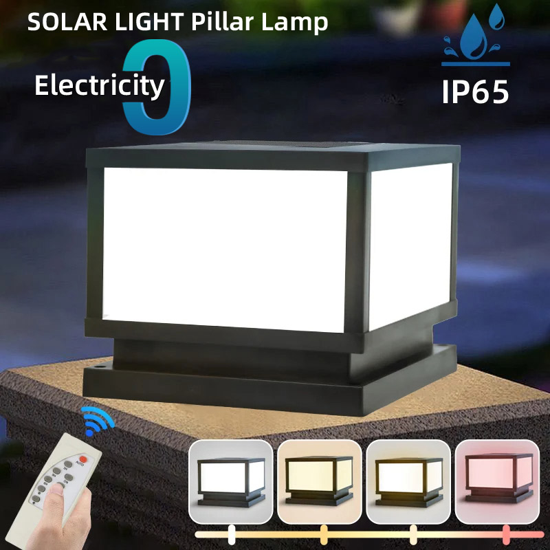 LED ソーラーライト屋外防水ソーラーコラムライト古典的なス - Outdoor Power Tower のレビューと価格