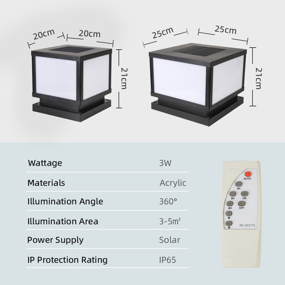 LED ソーラーライト屋外防水ソーラーコラムライト古典的なス - Outdoor Power Tower のレビューと価格