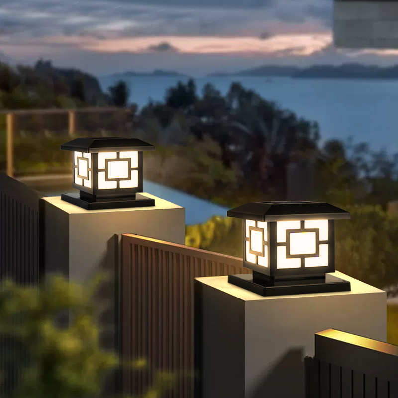 LED ソーラーライト屋外防水ソーラーコラムライト古典的なス - Outdoor Power Tower のレビューと価格