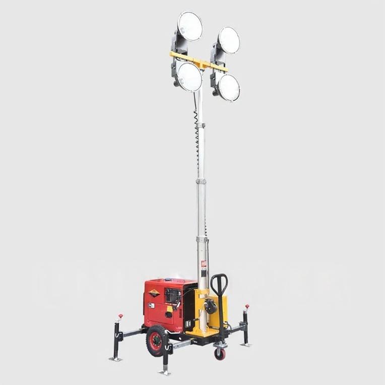 高品質ポータブルモバイル発電式移動照明塔（屋外夜間照明用） - Outdoor Power Tower のレビューと価格
