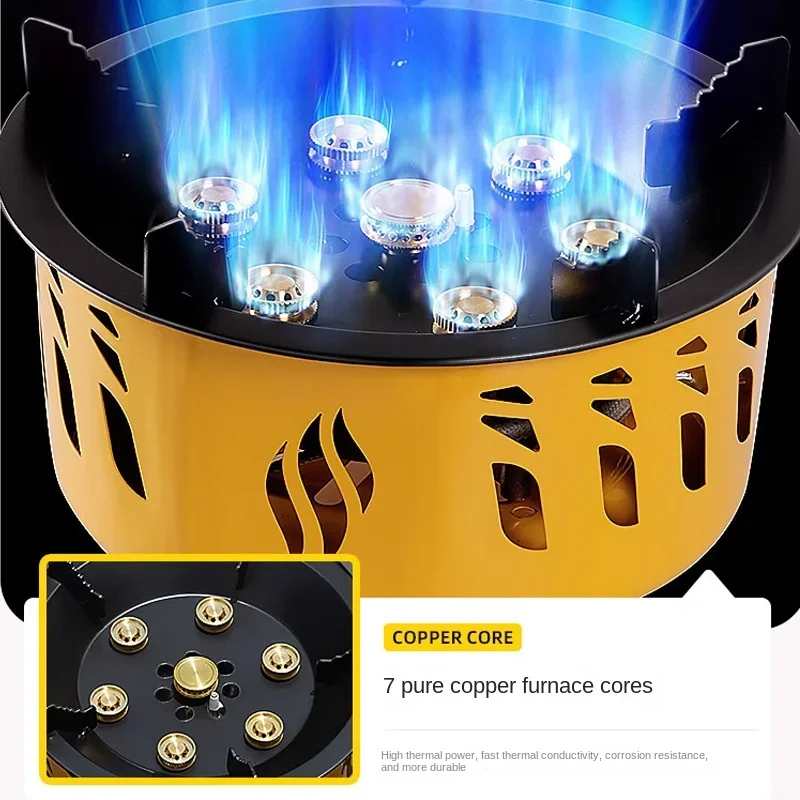 ポータブル7コアキャンプストーブ、強力な火、観光、キャンプバ - Outdoor Power Equipment Brands のレビューと価格