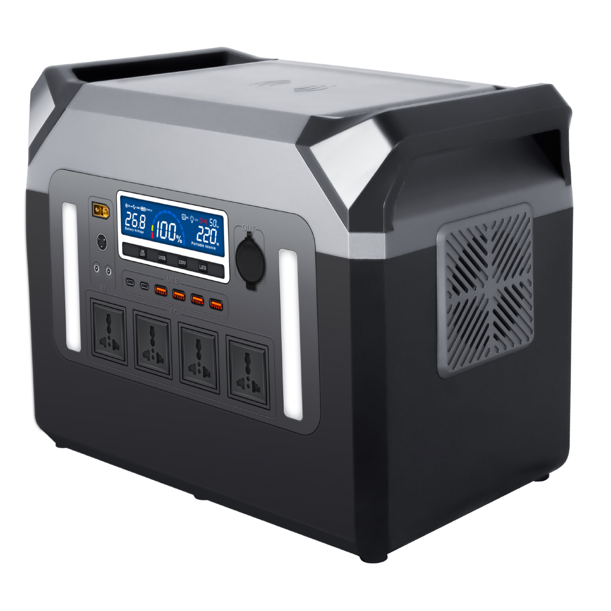 3000Wポータブル電源 ソーラー発電機 リチウムイオンバッ - Portable Generator Inverter のレビューと価格