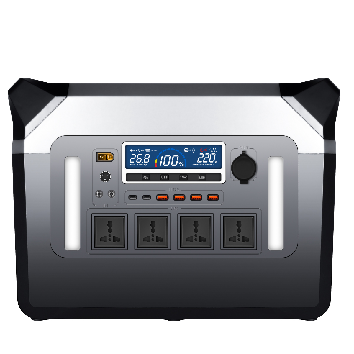 3000Wポータブル電源 ソーラー発電機 リチウムイオンバッ - Portable Generator Inverter のレビューと価格