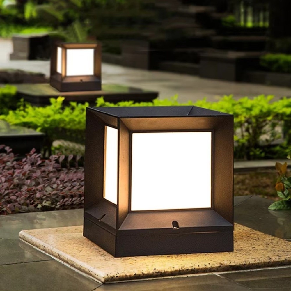 現代的なE27 LED屋外ポストライト220V柱状ピアピラー - Outdoor Power Tower のレビューと価格
