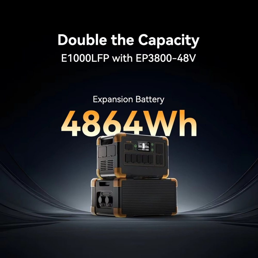 EP3800-48V スタッカブルLiFePO4バッテリーパ - Portable Generator Inverter のレビューと価格
