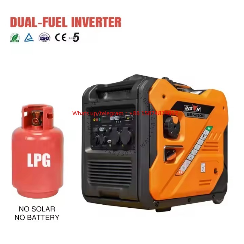 デュアル燃料 5000W 5kw 6.5kva ポータブル  - Portable Generator Inverter のレビューと価格