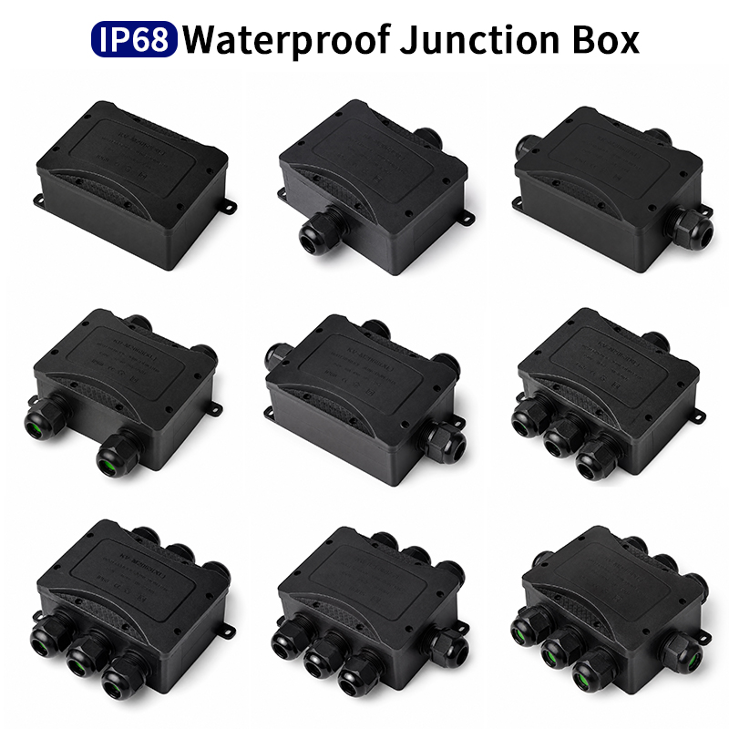 IP68 防水ジャンクションボックス 2-8 ウェイ M25 - Outdoor Power Outlet Box のレビューと価格