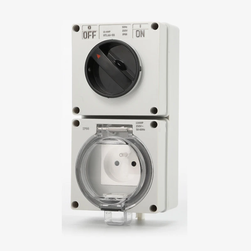 防水および防塵屋外壁電源ソケット,非常に安全,16a,電気出 - Outdoor Power Inlet Box のレビューと価格