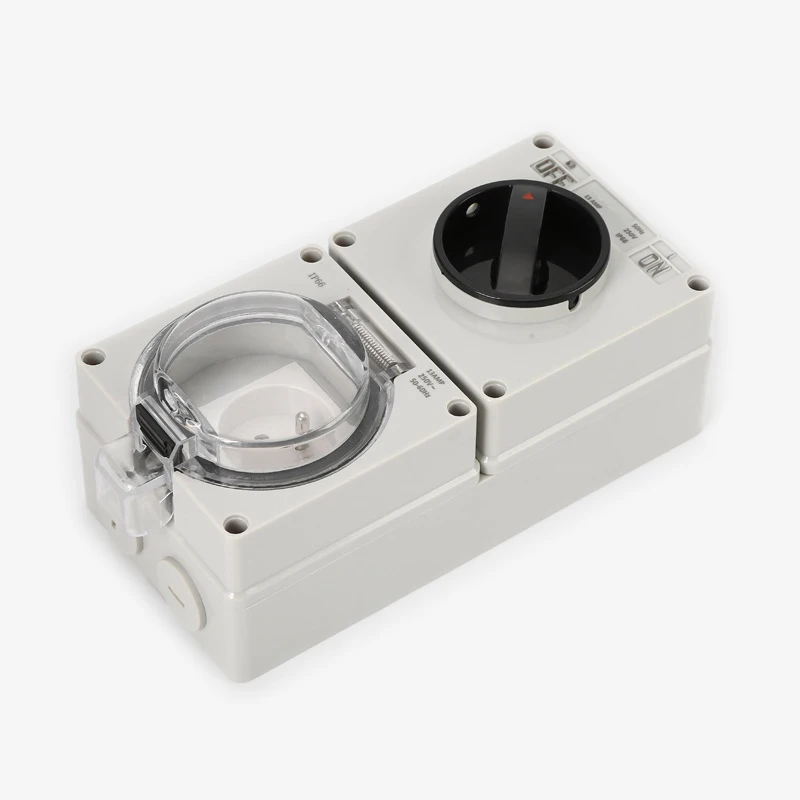 防水および防塵屋外壁電源ソケット,非常に安全,16a,電気出 - Outdoor Power Inlet Box のレビューと価格