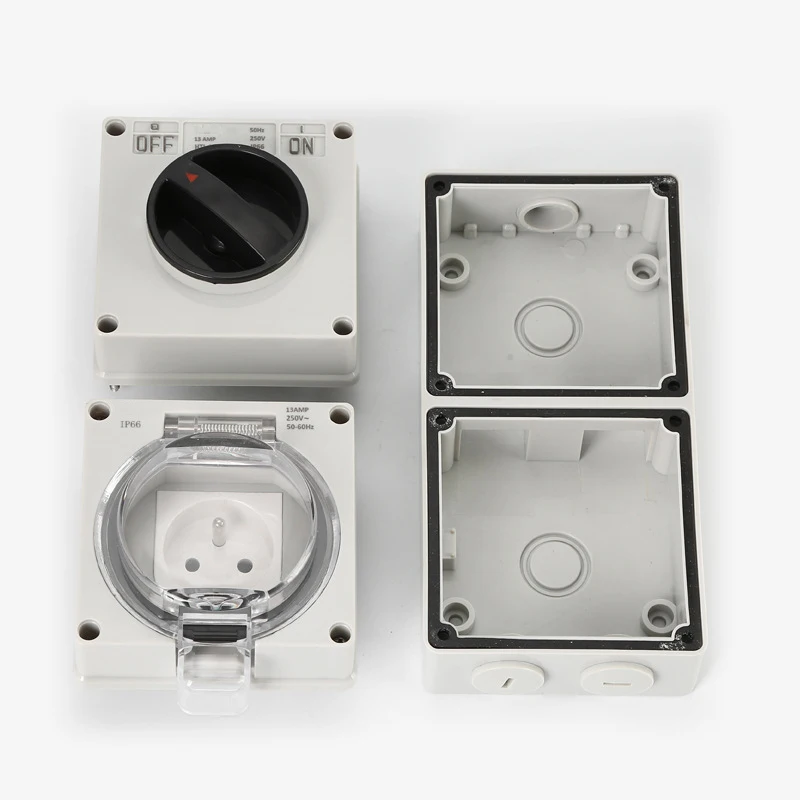 防水および防塵屋外壁電源ソケット,非常に安全,16a,電気出 - Outdoor Power Inlet Box のレビューと価格