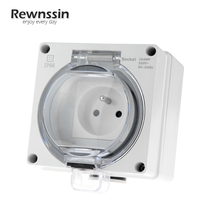 防水電気壁コンセント,二重電源スイッチ,フレンチプラグ,屋外 - Outdoor Power Inlet Box のレビューと価格