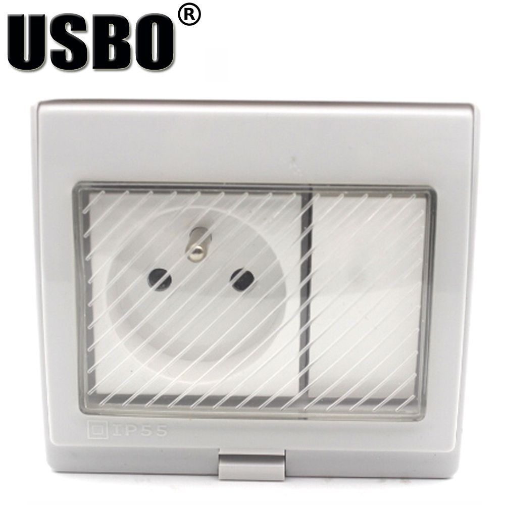IP55防水・耐紫外線屋外用壁コンセント（AU、UK、US、 - Outdoor Power Inlet Box のレビューと価格